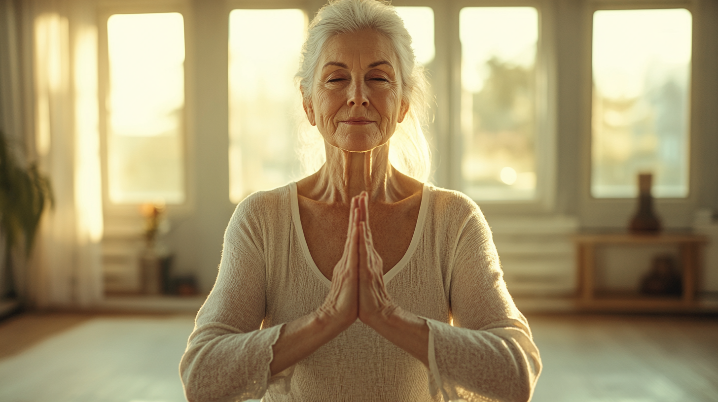 Медитативна йога для старших людей